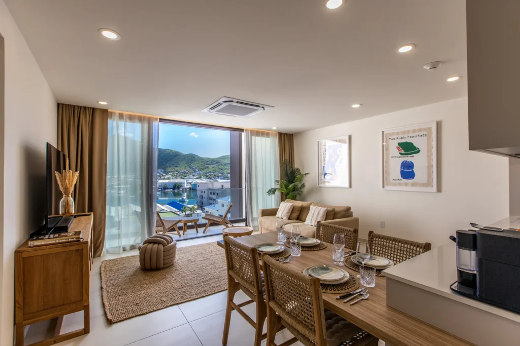 A124 wonderfull 3 bedrooms with amazing view vacation rental The Hills Residence Sint Maarten