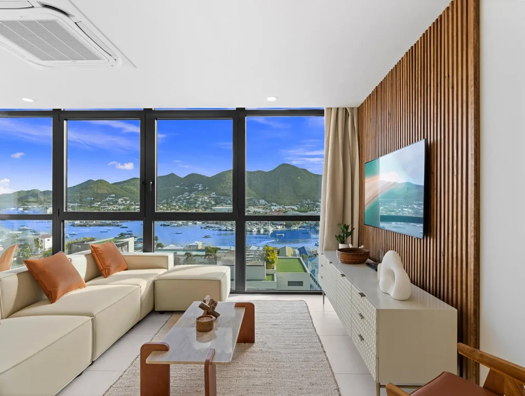 B231 serene chic 2 bedroom featured vacation rental The Hills Residence Sint Maarten