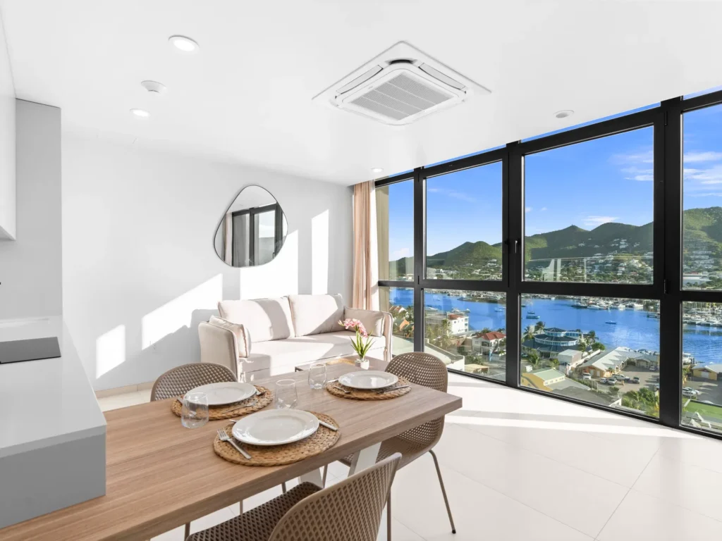 B255 Beautiful top floor with lagoon view vacation rental The Hills Residence Sint Maarten