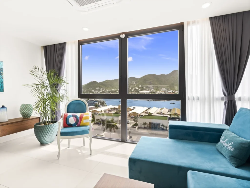Appartement A131 de The Hills Résidence, location Simpson Bay côté néerlandais