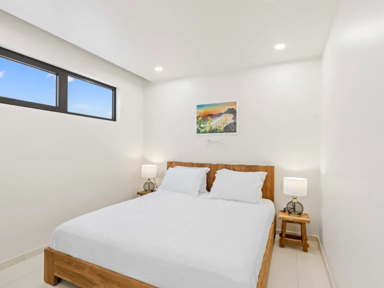 Bedroom one bedroom apartment B207 The Hills Residence Sint Maarten