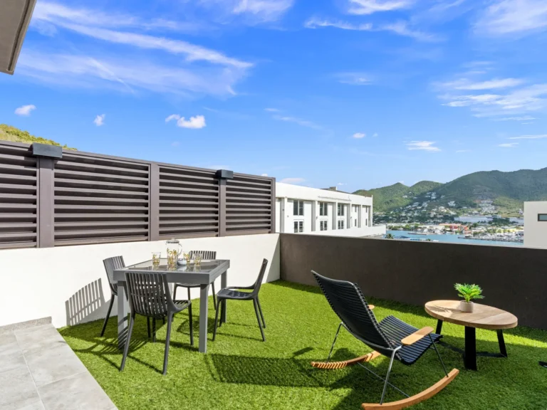 Private rooftop terrace apartment B207 The Hills Residence Simpson Bay Sint Maarten