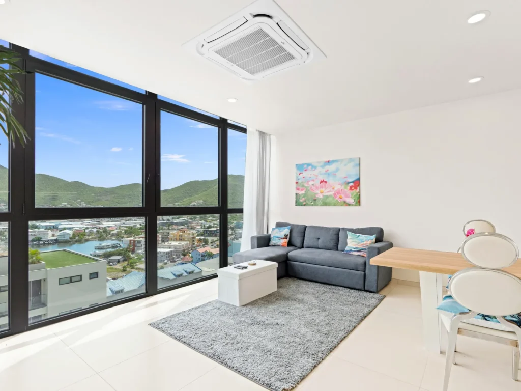 Appartement moderne avec vue panoramique à The Hills Residence Simpson Bay