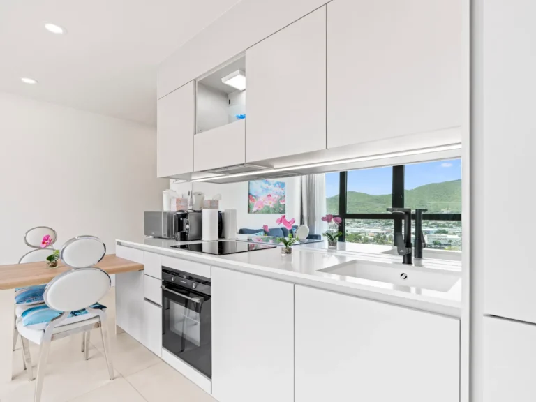 Cuisine équipée appartement The Hills Residence Simpson Bay Sint Maarten