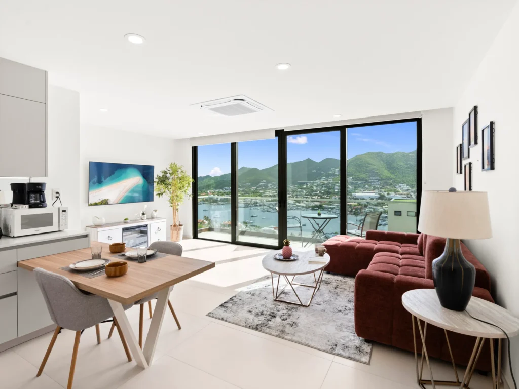 D418 2-bedroom condo at The Hills Residence, St Maarten vacation rentals in Simpson Bay